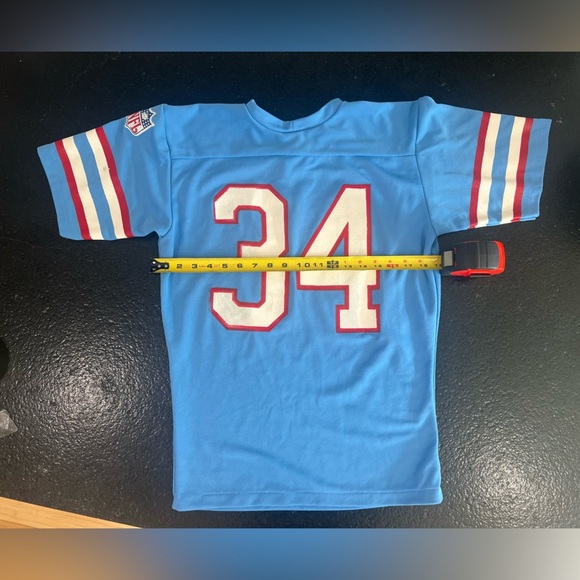 Vintage Houston Oilers Earl Campbell #34 Jersey Mens Size 34-36 Rawlings - Picture 2 of 9